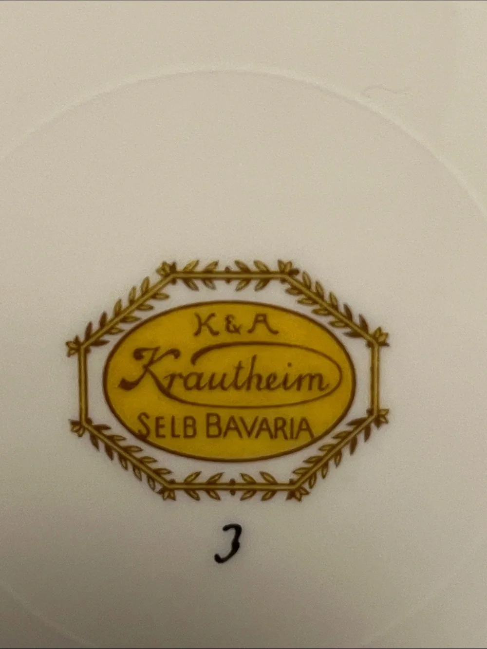 Classic Floral Dinner Plates – Green & Pink Pattern (Set of 4), vintage, bavaria